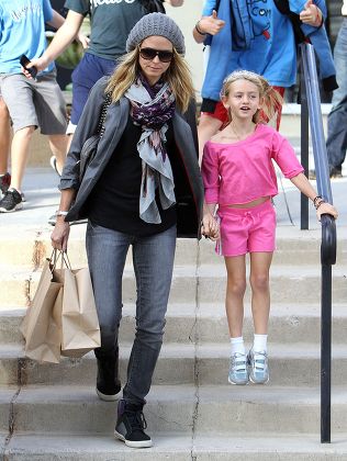 Heidi Klum Leni Olumi Klum Editorial Stock Photo - Stock Image