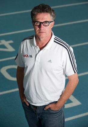 Charles van Commenee, head coach of UK Athletics at Lee Valley Athletics Stadium, London, Britain - 25 Jul 2011