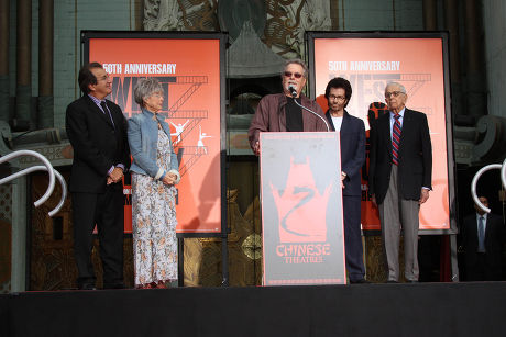 West Side Story Cast Hand and Footprint Ceremony, Los Angeles, America - 15 Nov 2011