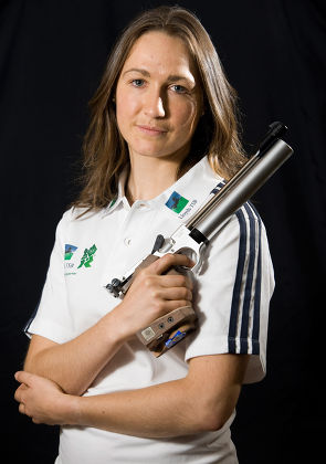 Britain's no 1 female pistol shooter, Georgina Geikie, London, Britain - 08 Sep 2011