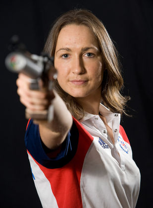 Britain's no 1 female pistol shooter, Georgina Geikie, London, Britain - 08 Sep 2011