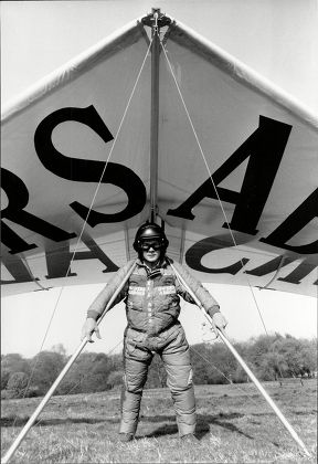 Rory Mccarthy Pilot With Hang Glider 1984.