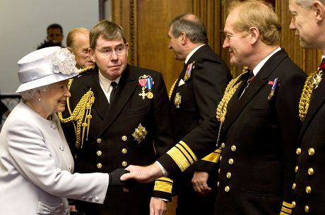 Queen Elizabeth II visits the Admiralty Board at Admiralty House, London, Britain - 23 Nov 2011
