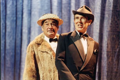 Bernie Winters And Leslie Crowther As Flanagan And Allen At The 90th Birthday Tribute To The Queen Mother