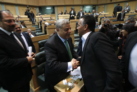 Prime Minister Awn Khasawneh wins vote of confidence at parliament, Amman, Jordan - 01 Dec 2011