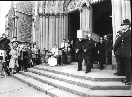 Funeral Of Actress Pat Phoenix At Holy Name Church In Manchester