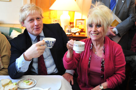 Mayor Of London Boris Johnson And Barbara Windsor Support Isolated