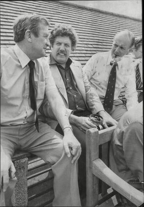 Colin Welland Actor And Writer With Peter West And Jim Laker Cricketers 1979.