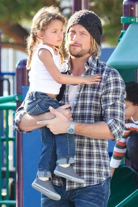 Gabriel Aubry Daughter Nahla Aubry Editorial Stock Photo - Stock Image