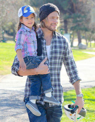 Gabriel Aubry Daughter Nahla Aubry Editorial Stock Photo - Stock Image