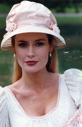Actress Alison Doody On Location For Barbara Cartland's 'a Dual For Love' (duel Of Hearts) At Luton Hoo.