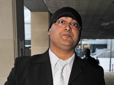 Trial Of Abul And Ashraf Azad Charged With Threats To Kill Abul's Daughter Afshan Azad A Child Actress On The Harry Potter Movies.-pictured Brother Ashraf Azad Pic Bruce Adams / Copy Manchester - 20/12/10