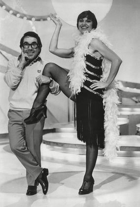 Actress And Dancer Elizabeth Seal Dancing With Ronnie Corbett On The Television Programe For Bbc