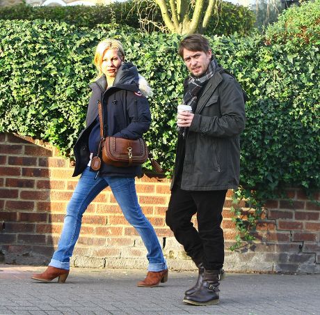 Mark Owen and Emma Ferguson out and about in London, Britain - 13 Jan 2012