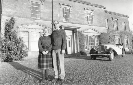 Lord And Lady Of The Manor For The Day Mail Reporter Diana Hutchinson And Her Husband Peter Parry. They Spent The Day At Camphill House Near Rippon