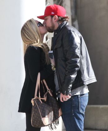 Tiffany Thornton and Chris Carney out and about in Beverly Hills, Los Angeles, America - 21 Jan 2012
