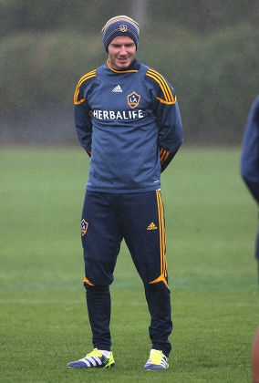 La Galaxy 2011/12 Longsleeve Champions Techfit David Beckham 23