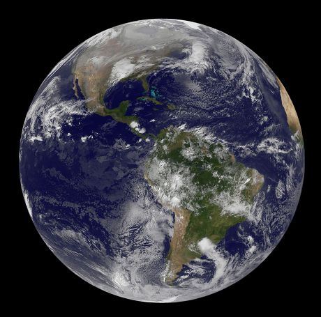 Noaas Goes13 Satellite Captured This Image Editorial Stock Photo ...