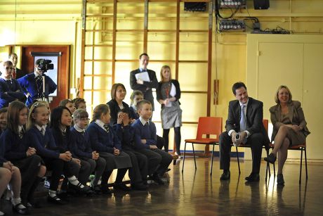 Deputy Prime Minister Nick Clegg at Peterbrook Primary School, Solihull, Britain - 27 Jan 2012
