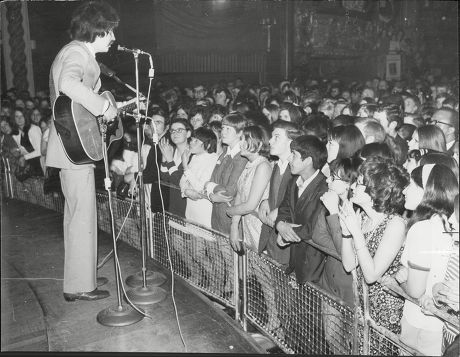 Singer Peter Sarstedt Singing At The Weekend Mail Ball 1969.