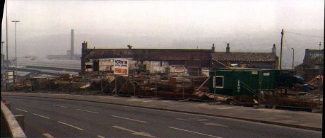 One Of The Proposed Sites For The Harold Wilson Memorial. The Norweb Store Site On The Huddersfield Ring Road. (for Full Caption See Version)