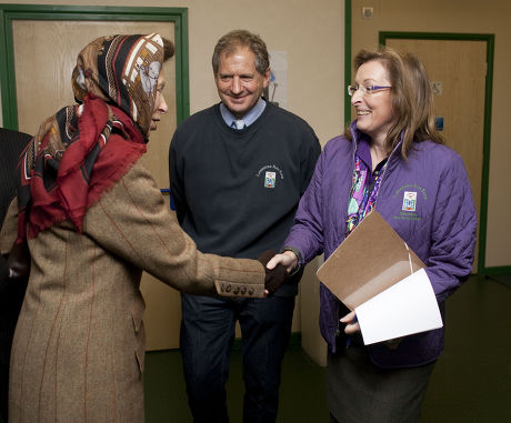 Princess Anne visit to Laverstoke Park Farm to open the education centre, Overton, Hampshire, Britain - 06 Feb 2012