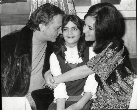 Actor Richard Burton Elizabeth Taylor Liza Editorial Stock Photo 