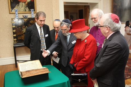 Multi-faith reception to commemorate Queen Elizabeth II's Diamond Jubilee, Lambeth Palace, London, Britain - 15 Feb 2012