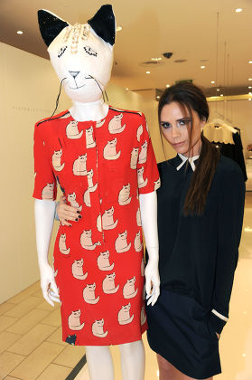 victoria beckham cat dress