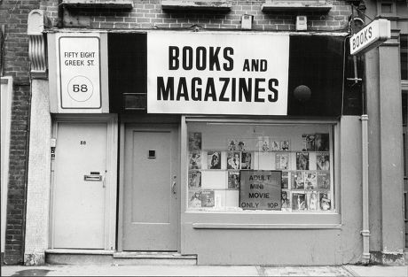 Exterior Shop Selling Pornographic Books Magazines Editorial Stock