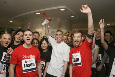Tower 42 Vertical Rush Challenge in aid of housing charity Shelter, London, Britain - 01 Mar 2012