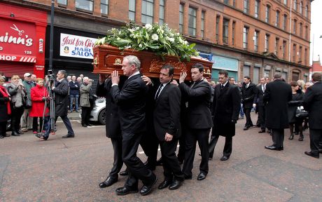 Funeral of Frank Carson, Belfast, Northern Ireland, Britain - 03 Mar 2012