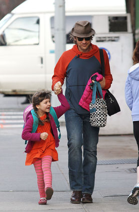 Peter Sarsgaard out and about, New York, America  - 12 Mar 2012