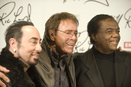 Sir Cliff Richard Together With David Gest (l) And Lamont Dozier Launch The Concept Of An Album That Cliff Will Make With Soul Legends Picture By Glenn Copus