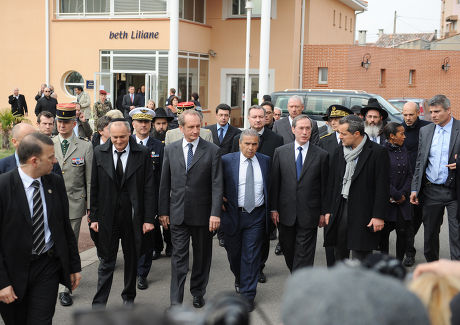 Repatriation ceremony of the four people killed in a shooting at Jewish school, Toulouse, France - 20 Mar 2012