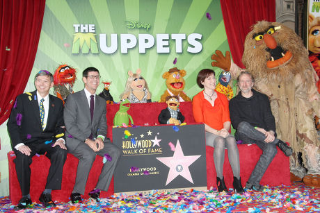 The Muppets honored with star on The Hollywood Walk Of Fame, Los Angeles, America - 20 Mar 2012