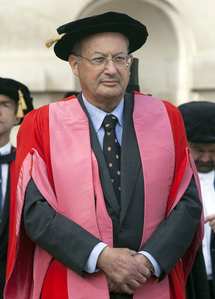 Lord Sainsbury of Turville being installed as the Chancellor of Cambridge University, Britain - 21 Mar 2012