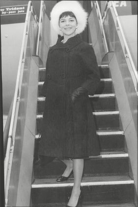Dorothy Tutin Actress Leaving By Air For Rome To Perform Shakespeare For The Pope 1964.