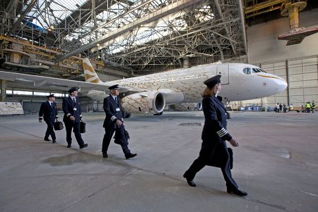 Tracy Emin unveils British Airways Olympic plane 'The Dove', Heathrow Airport, London, Britain - 03 Apr 2012