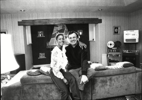 Singer Grace Kennedy With Her Fiance Robert Winsor At His Home In Totteridge