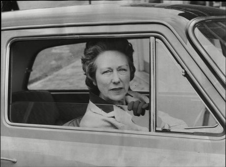 Mrs Beeching (baroness Beeching) Wife Of (baron) Richard Beeching The Former Chairman Of British Rail In Her Car At East Grinsted