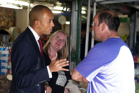 Chuka Umunna MP Shadow Secretary of State for Business, Innovation and Skills in Tottenham, London, Britain - 13 Apr 2012