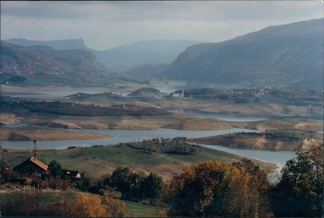 Countryside Near Vitez Bosnia Herzegovina Yugoslavia Editorial Stock