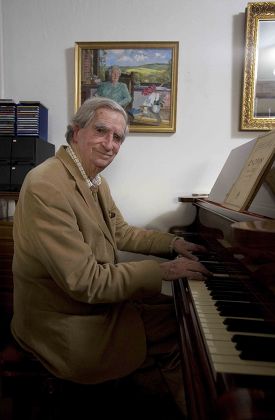 Lord Denis Healey at home in Alfriston, East Sussex, Britain - 23 Apr 2012