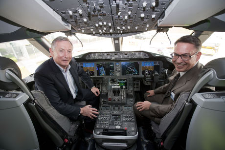 Boeing and suppliers welcome 787 Dream Tour to the United Kingdom, Heathrow Airport, London, Britain - 23 Apr 2012