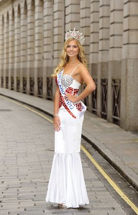 Charity auction of Miss England dresses, London,Britain - 09 May 2012