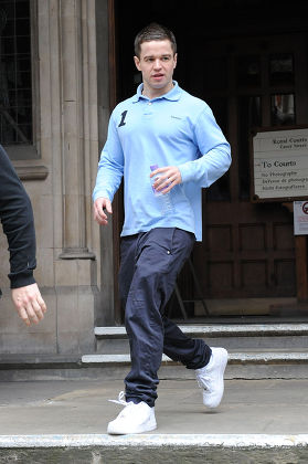 Sam Hallam leaving the Royal Courts of Justice, London, Britain  - 17 May 2012