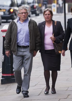David And Theresa Yeates Parents Of Murderred Student Jo Yeates Arriving At The Old Bailey In London Where Vincent Tabak Pleaded Guilty For Manslaughter. Picture David Parker 05.05.11