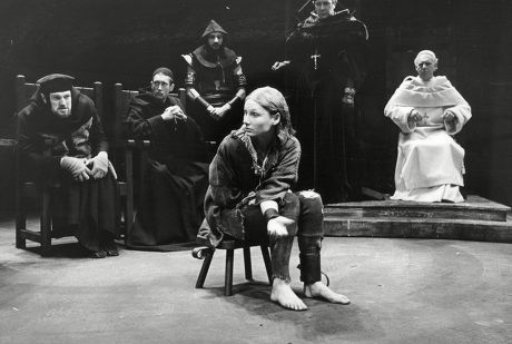 Theatrical Plays St Joan At The Mermaid Theatre Starring Angela Pleasence In The Title Role