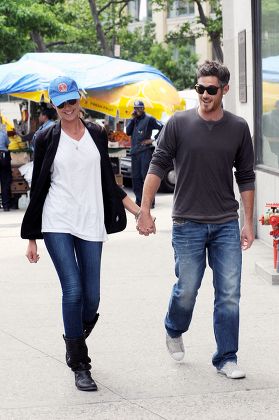 David Annable and wife Odette Annable out and about, New York, America - 22 May 2012